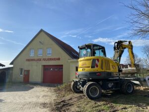 Startschuss für eine neue Fahrzeughalle in Aspenstedt