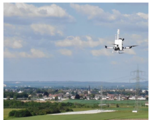 Einsatz der MesSBAR-Drohne an der A555 bei Wesseling